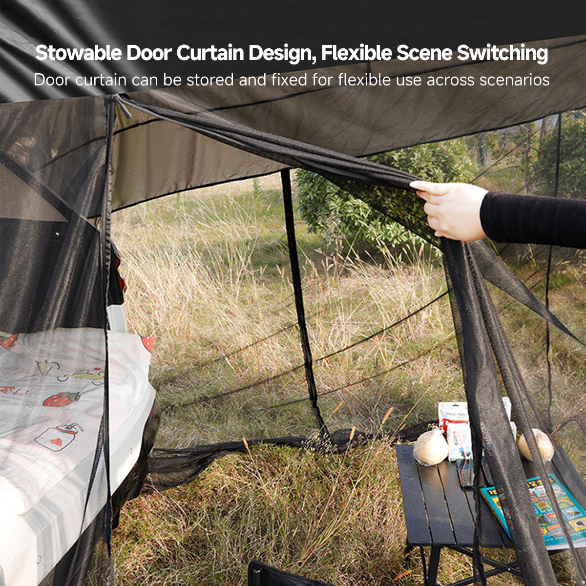 SUV Tent – 390 × 200 cm Waterproof Tailgate Tent for Car Camping | Traverseon