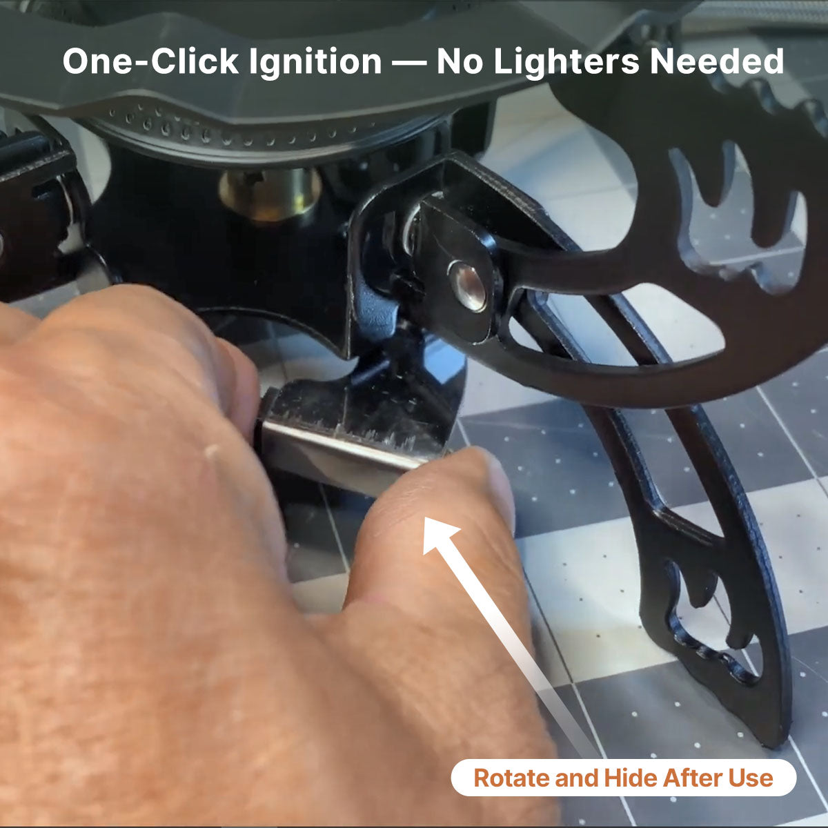 Traverseon Gas Camping Stove β 3800W Portable Windproof Outdoor Burner