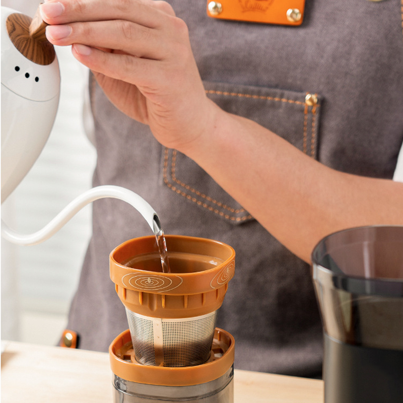 Traverseon BrewMate 25 Portable All-in-One Coffee Grinder and Brewer