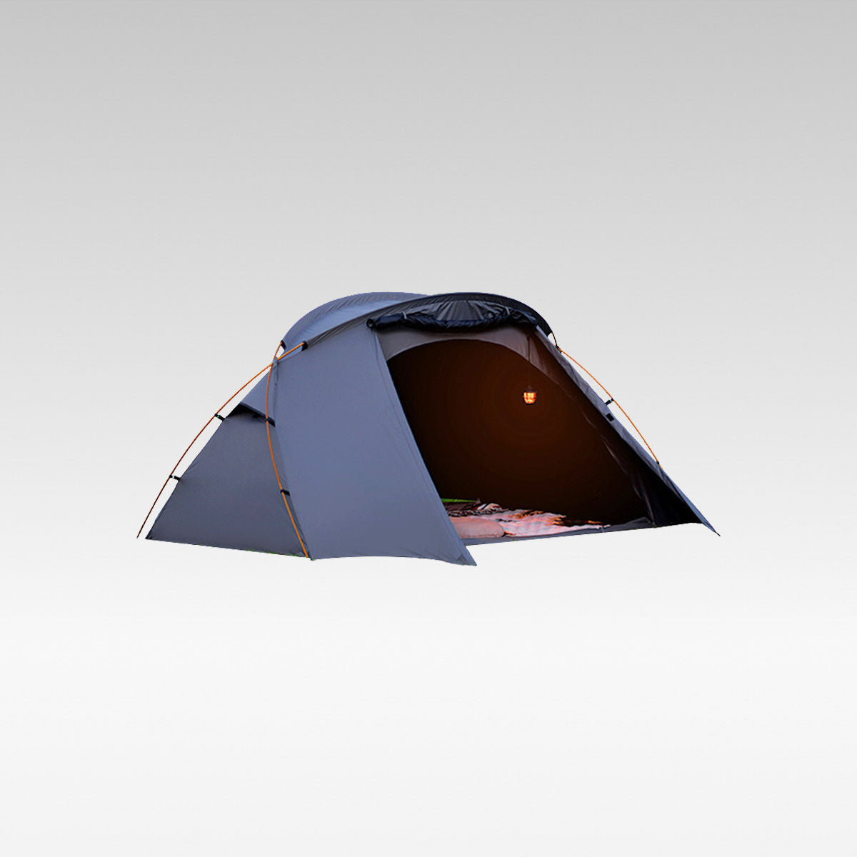 Outdoor 2-Person Aluminum Pole Tent β Waterproof, UV-Resistant, Breathable & Mosquito-Proof