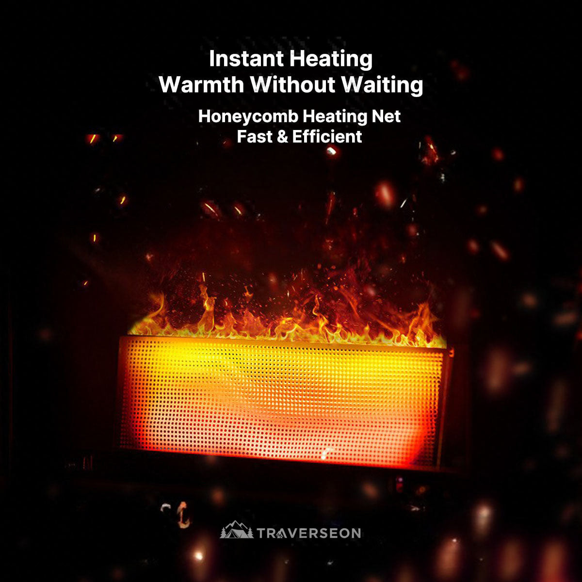 1500W Portable Outdoor Heater, Multi-Function with Boiling & Beverage Warming