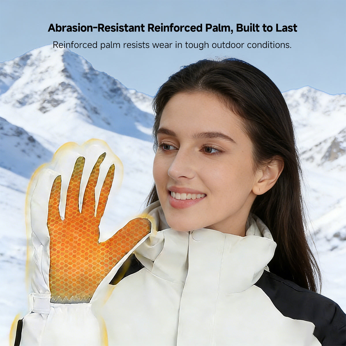 Rechargeable Heated Gloves – 1200 mAh, Full-Finger Touchscreen | Traverseon