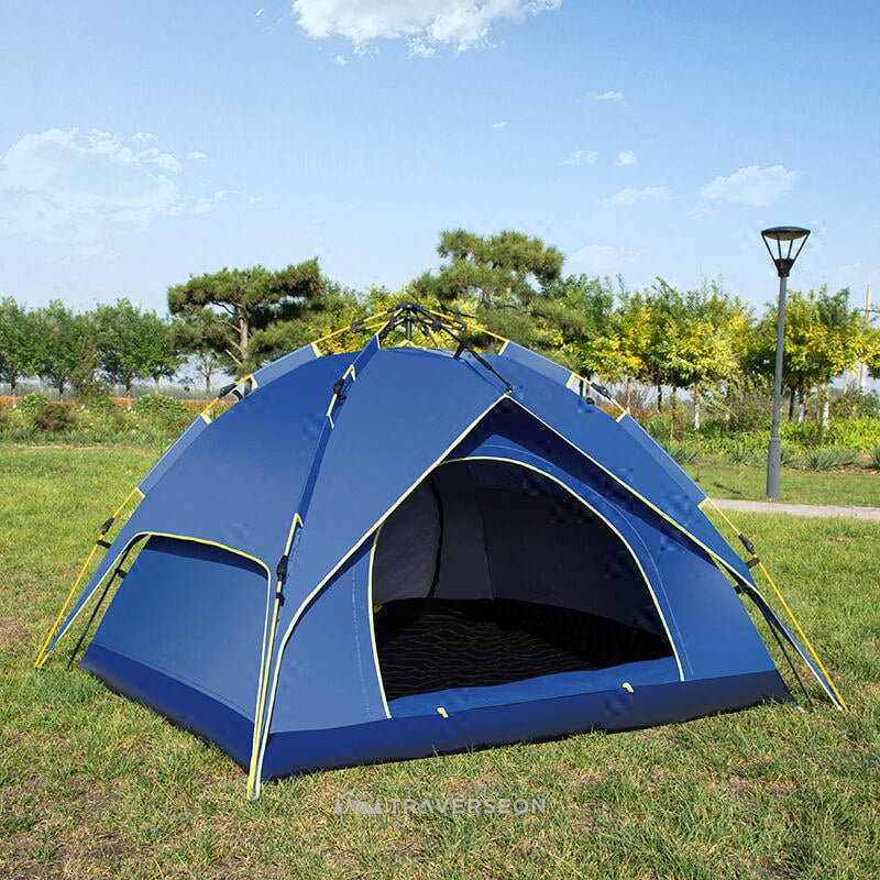 2 Person Instant Pop Up Camping Tent – 3s Setup, Double Layer | Traverseon