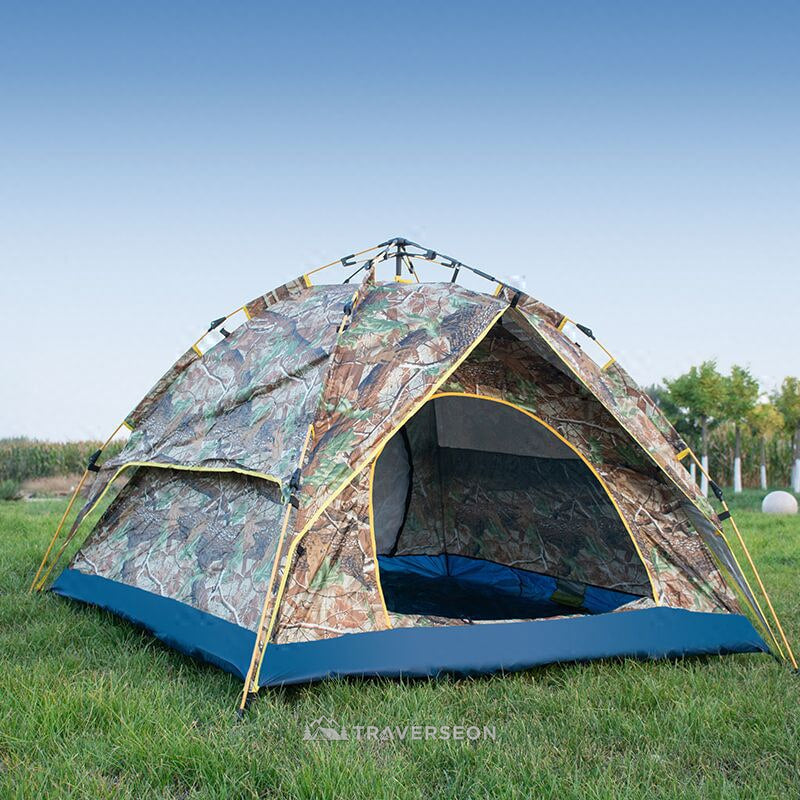 2 Person Instant Pop Up Camping Tent – 3s Setup, Double Layer | Traverseon