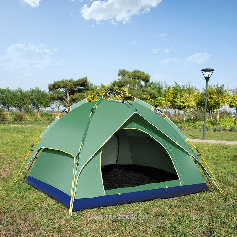 2 Person Instant Pop Up Camping Tent – 3s Setup, Double Layer | Traverseon
