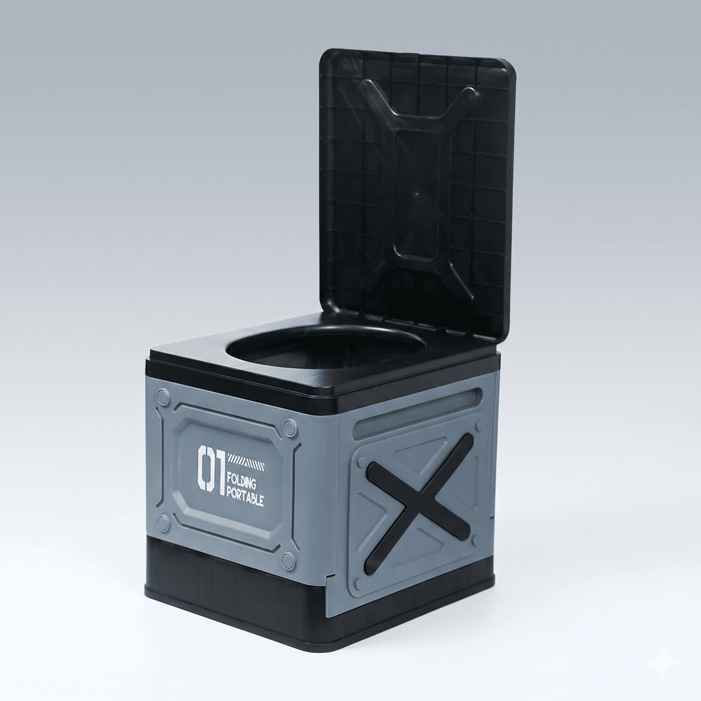 Portable Camping Toilet – Foldable Emergency Toilet with Gel Bags | Traverseon