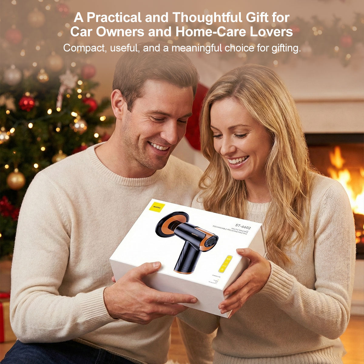 Car Polisher Cordless – 1800RPM, 45Min Runtime Dual-Use for Car & Home | Traverseon