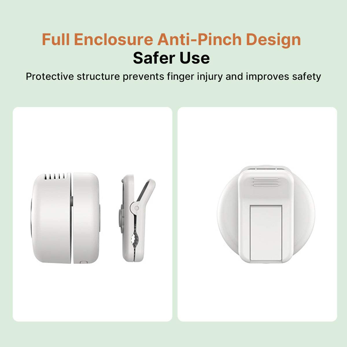 Portable Neck Cooling Fan – 1800mAh 3-Speed Icy Semiconductor Fan Outdoor | Traverseon