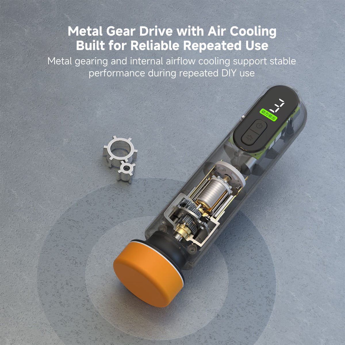 Cordless Car Polisher 3-Speed Mini Buffer Scratch Remover 2000mAh Rechargeable | Traverseon