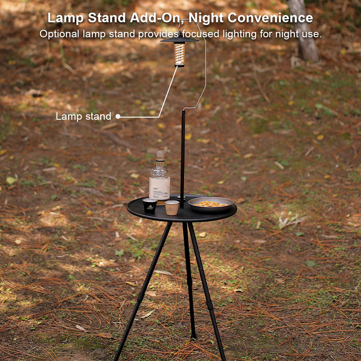 Aluminum Alloy Table – Small Round Portable Detachable Camping Outdoor | Traverseon