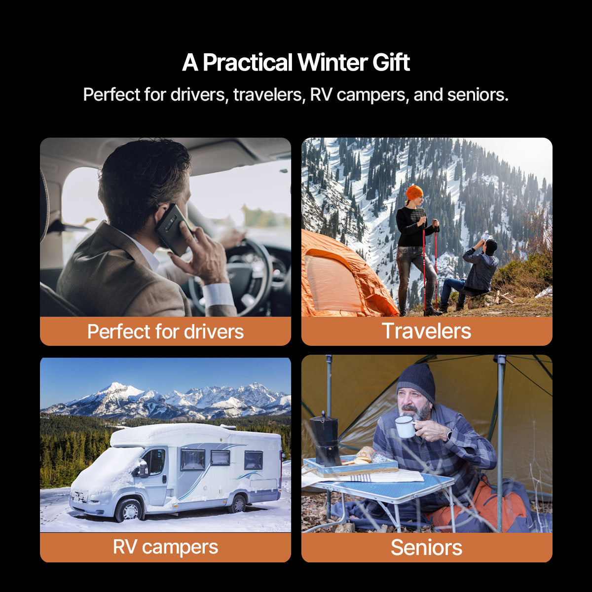 Car Heater 12V/24V Portable – Fast Heating Defroster for Cars | Traverseon