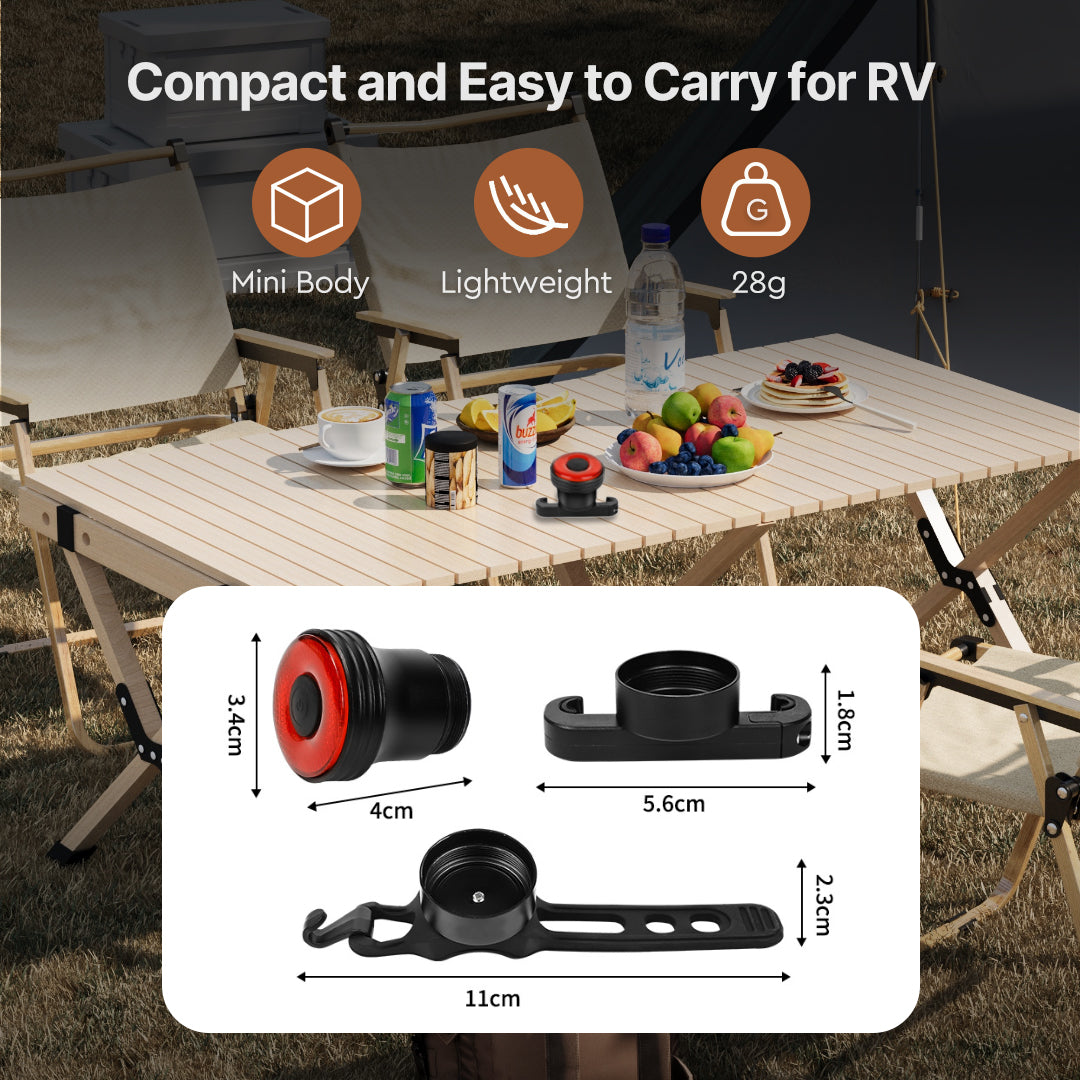 Ultra-long Battery Life and Smart Motion Sensor – 15-Hour Safe Riding Taillight