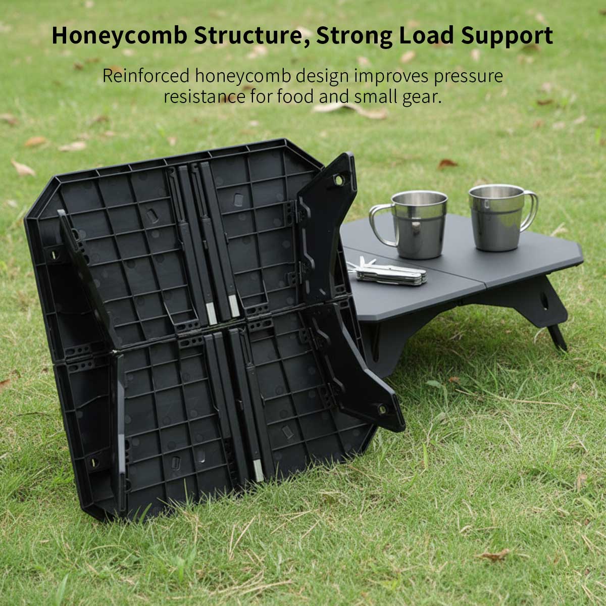 ABS & Aluminum Table – Camping Folding Dual-Height 1.6KG Portable Picnic Outdoor | Traverseon