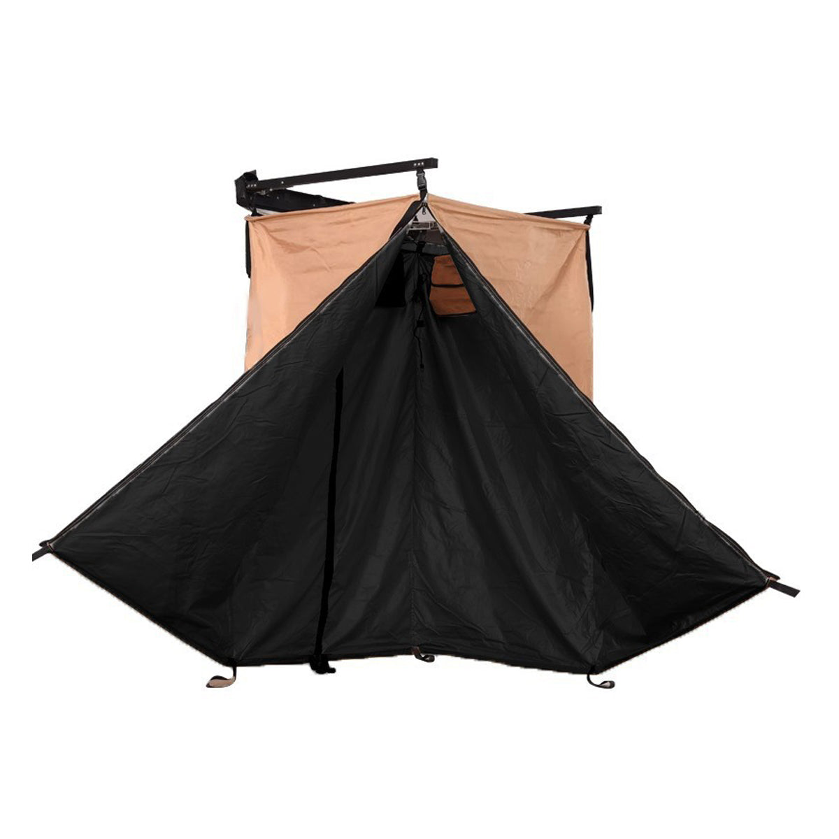 Portable Foldable Overland Car-Mounted Camping Shower Tent – Versatile Needs and with Hanging Loops