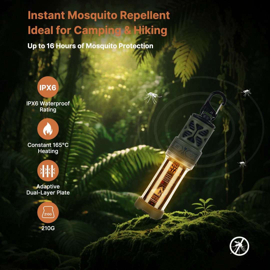 2-in-1 Mosquito Zapper Lamp