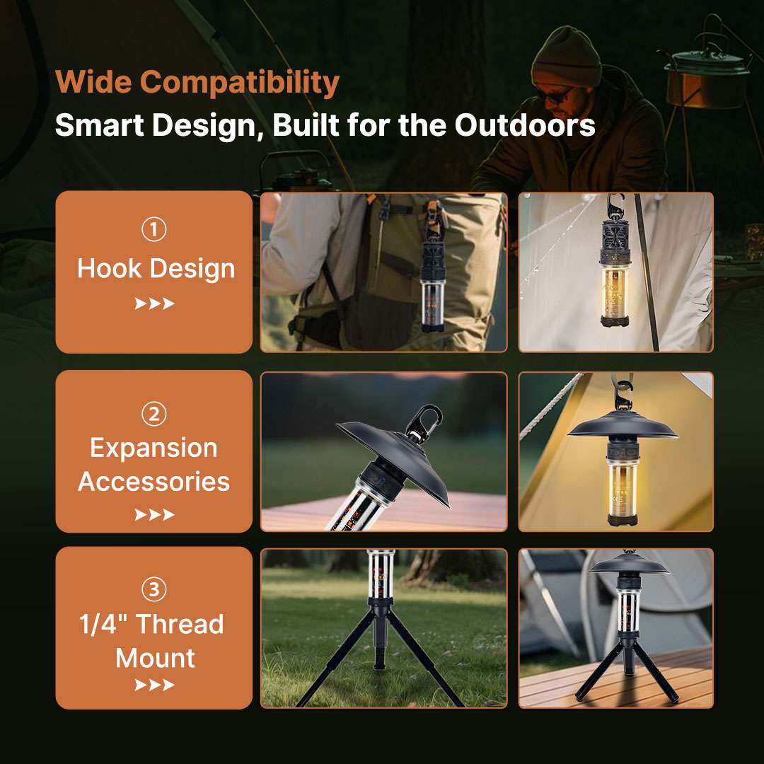 2-in-1 Mosquito Zapper Lamp