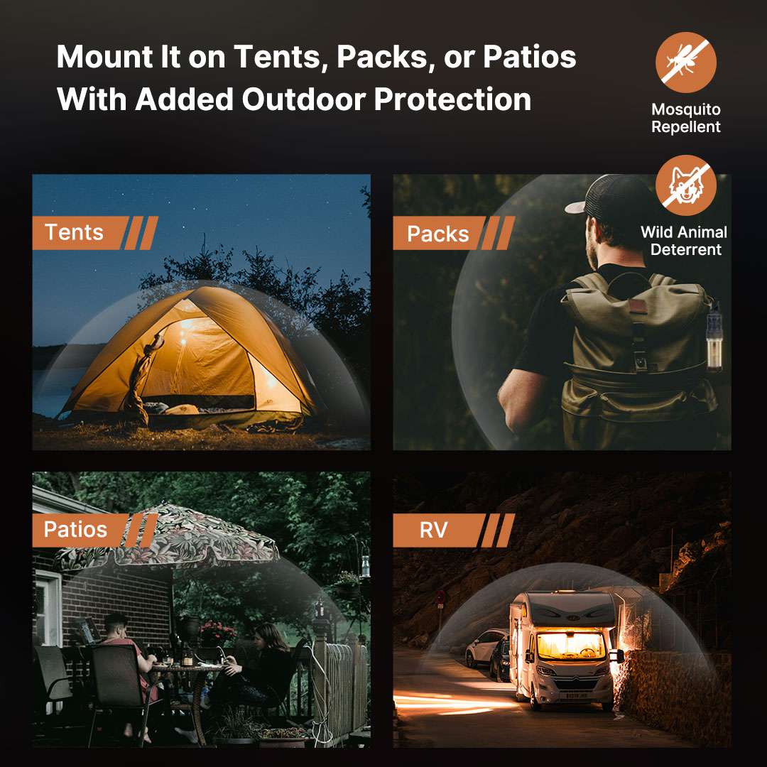 2-in-1 Mosquito Zapper Lamp