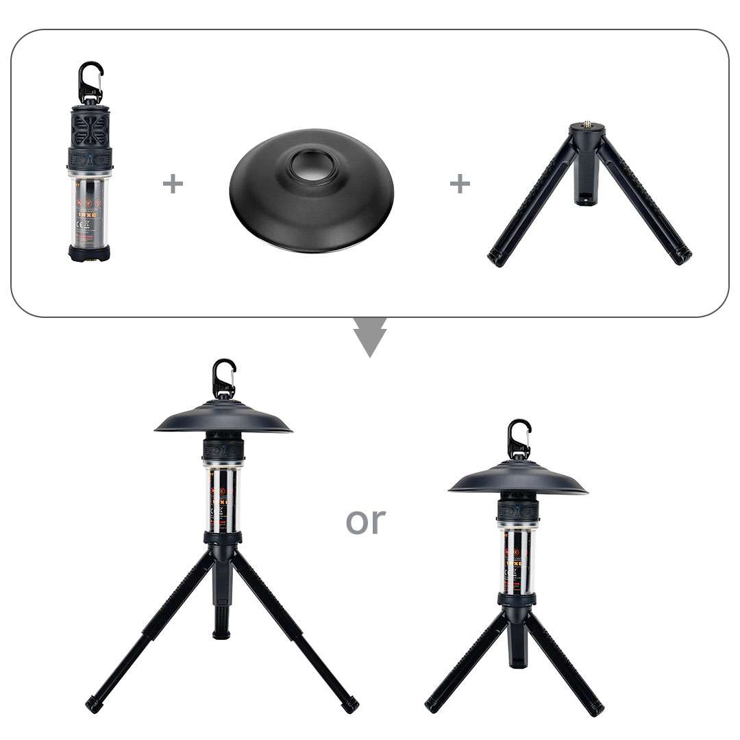 2-in-1 Mosquito Zapper Lamp