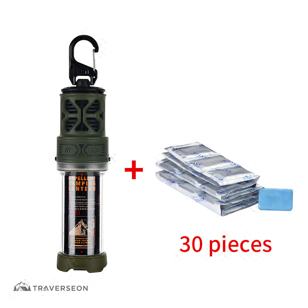 2-in-1 Mosquito Repellent Lamp, 16-Hr Protection for Camping & Hiking | Traverseon