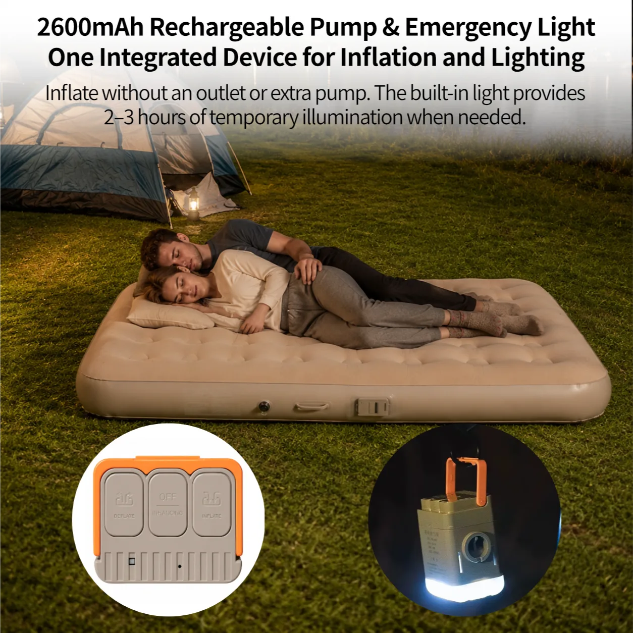 Self-Inflating Air Mattress | 300lbs Support | Traverseon