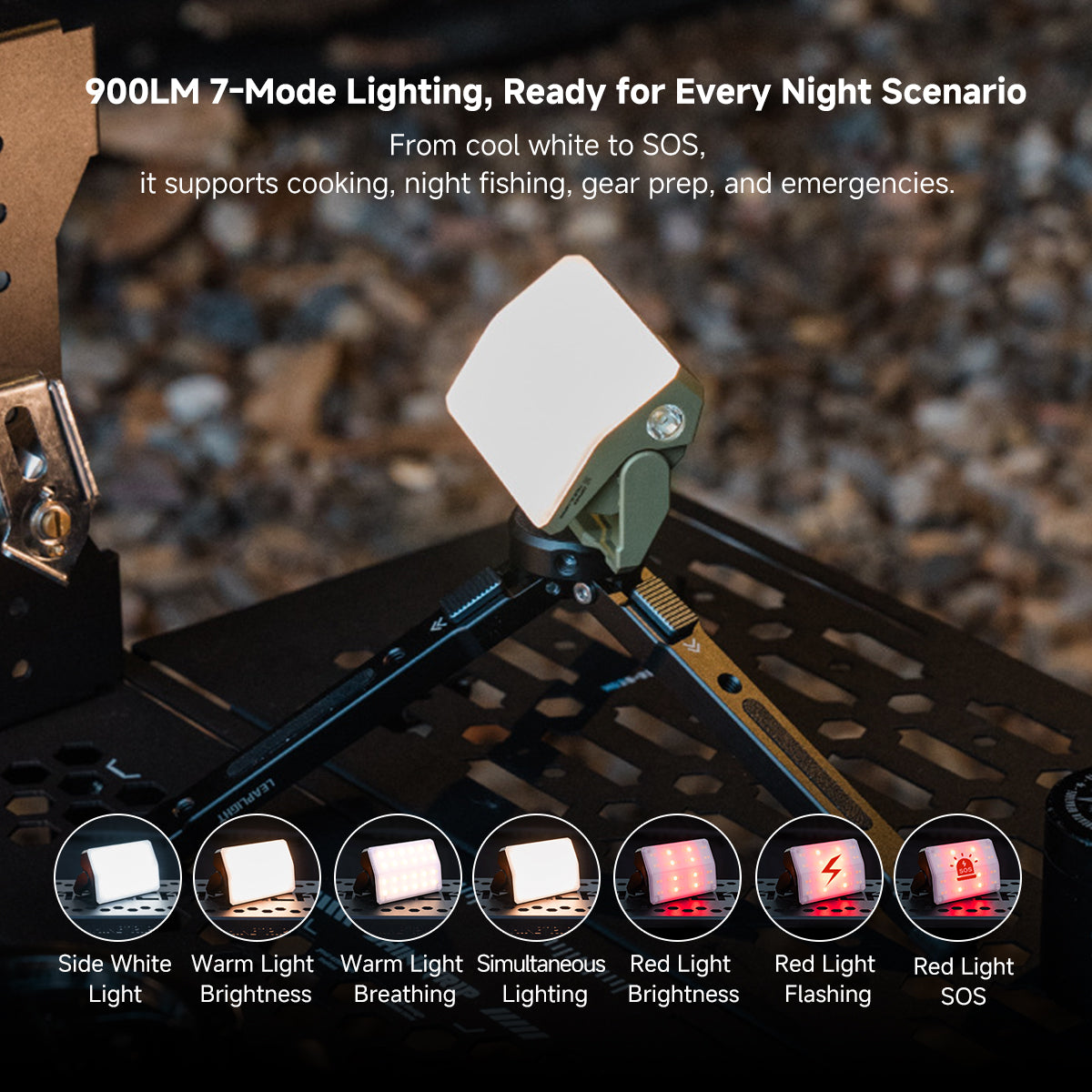 Card-style Camping Lights – Portable Multi-Mode 900LM Lamp for Outdoor | Traverseon