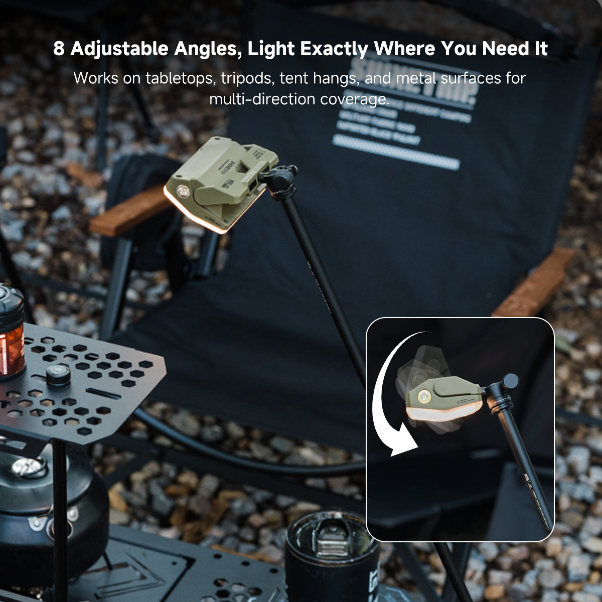 Card-style Camping Lights – Portable Multi-Mode 900LM Lamp for Outdoor | Traverseon