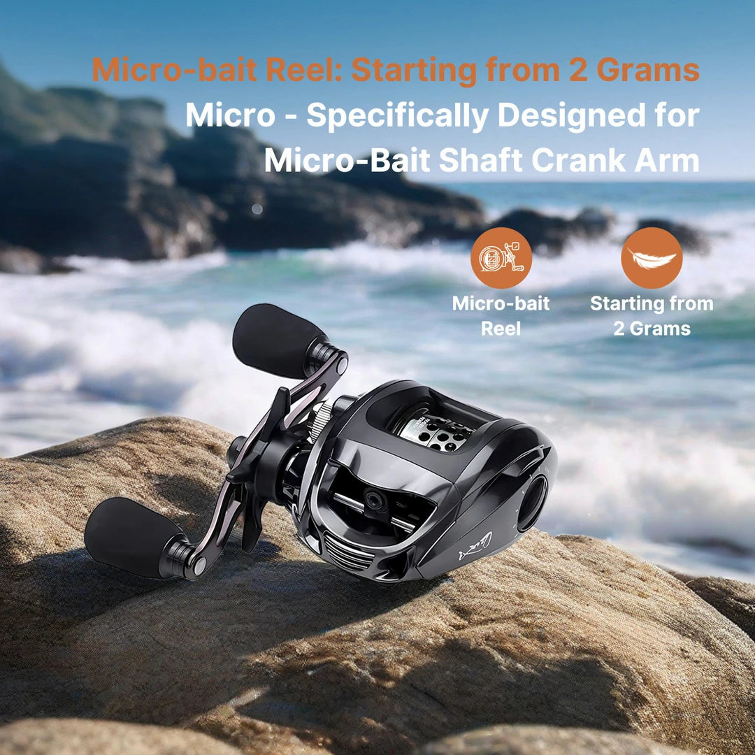Micro Baitcasting Reel 190g β Smooth Cast & Long Distance | Traverseon