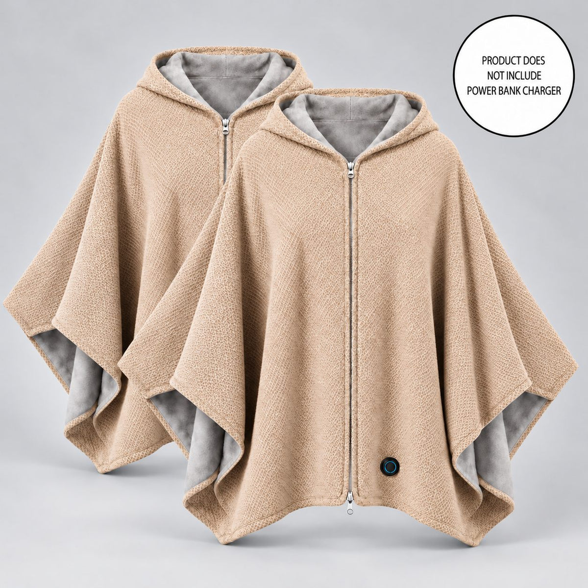 Cordless Graphene Heated Shawl – Hands-Free Wearable Warmth for Office & Home | Traverseon
