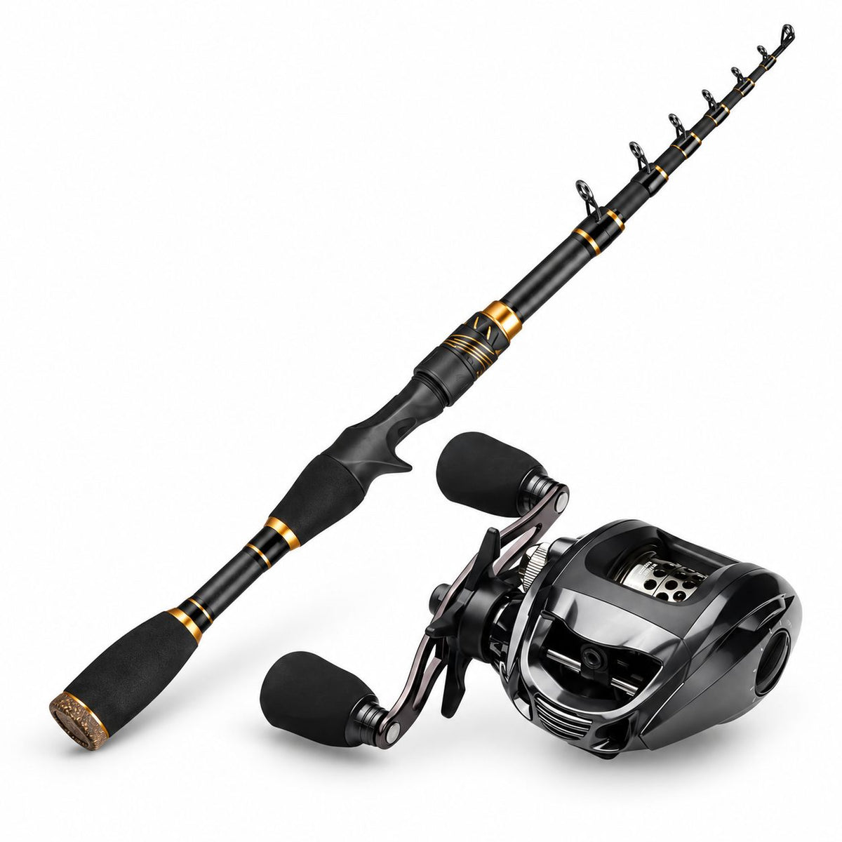 Carbon Fiber Telescopic Fishing Rod – Portable Lure Travel Pole
