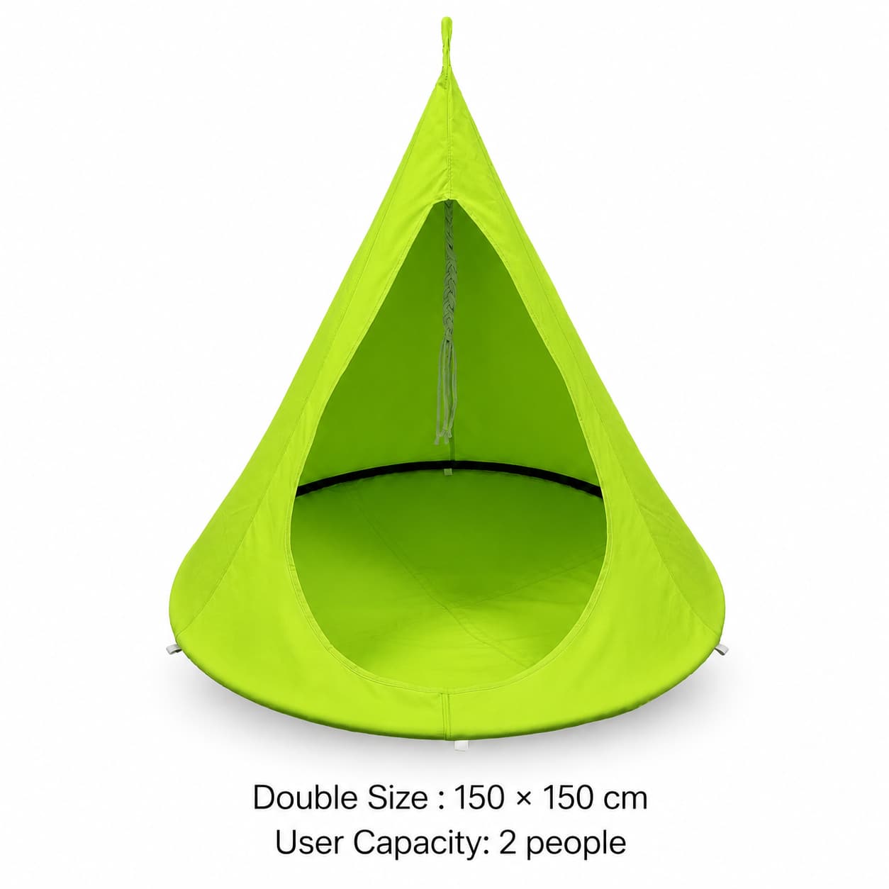 Conical Hanging Hammock Chair – 441 lb Waterproof Outdoor Swing | Traverseon
