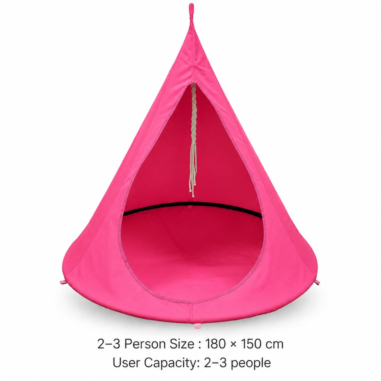 Conical Hanging Hammock Chair – 441 lb Waterproof Outdoor Swing | Traverseon