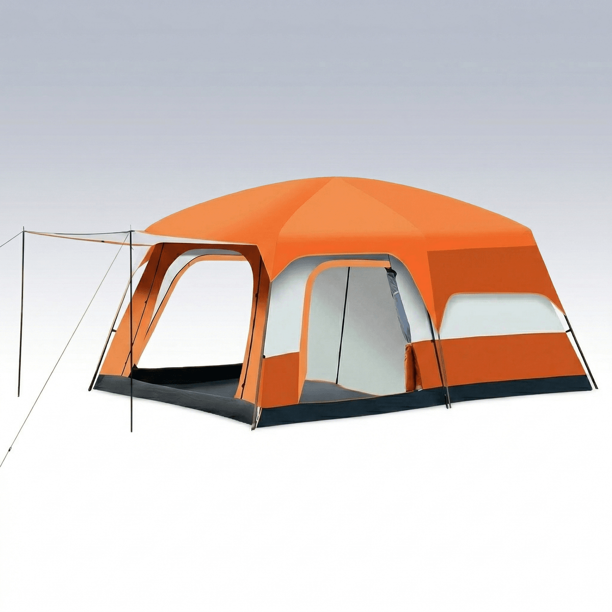 12 Person Family Camping Tent – 14.1 × 10 ft, 3-Room Waterproof | Traverseon