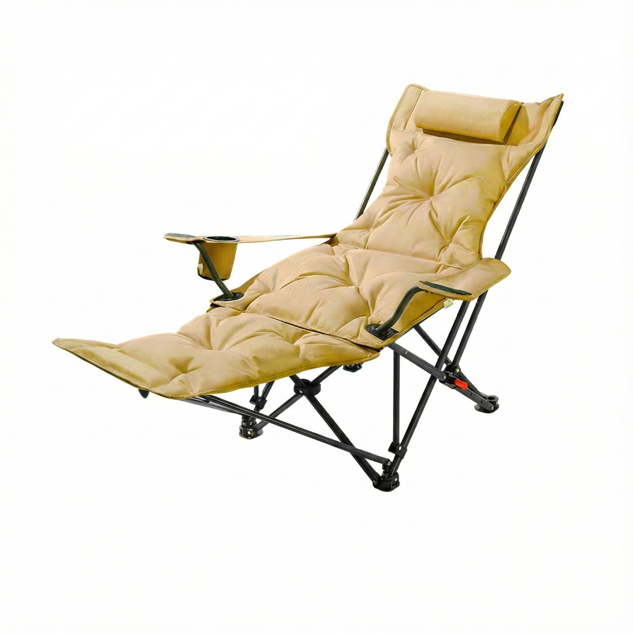 Outdoor Recliner Chair - Adjustable Gear Positions Foldable for Camping, Sports Events, Beach | Traverseon