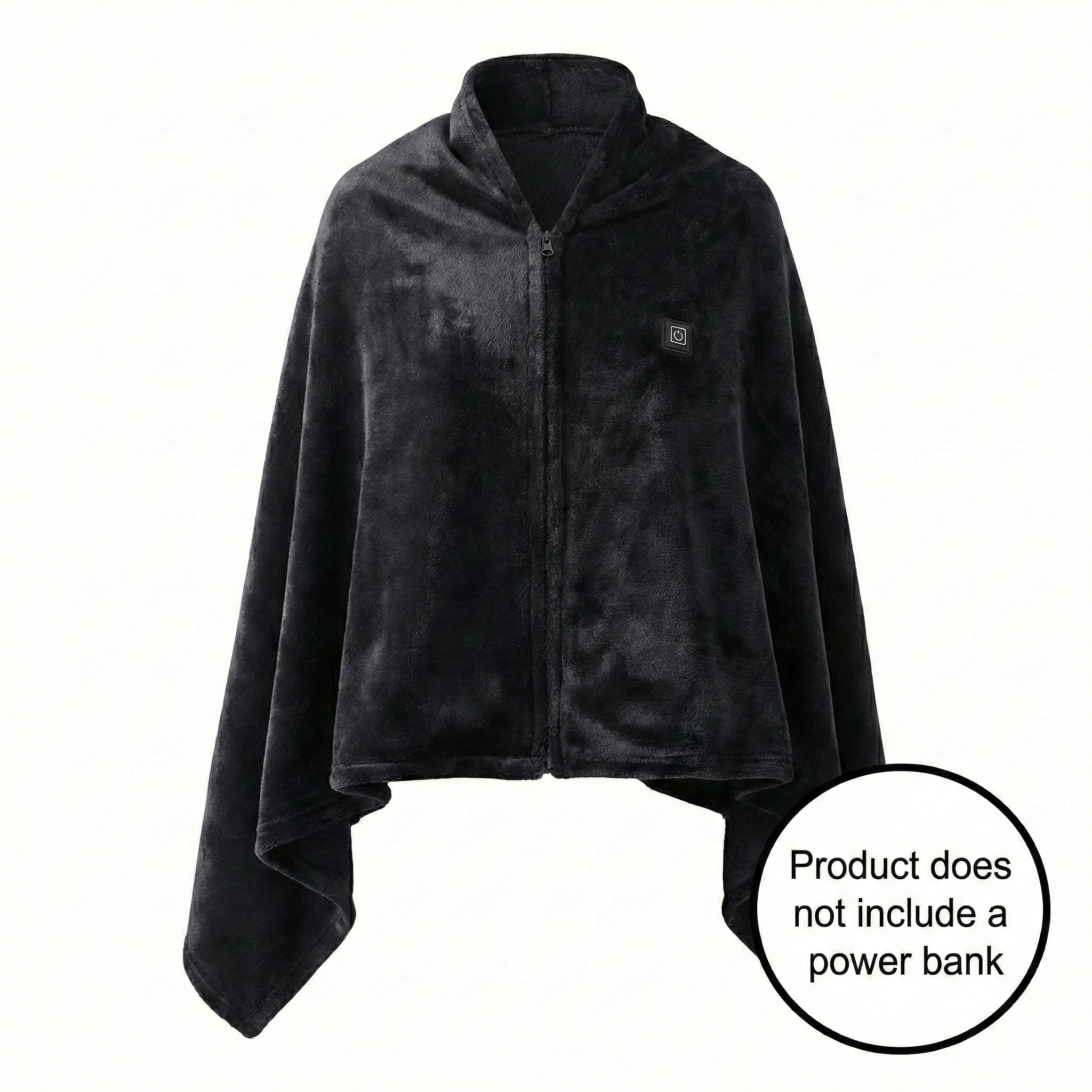 USB Heated Shawl Blanket – 3-Level Rapid Heating, Wearable & Washable for Home Office Camping | Traverseon