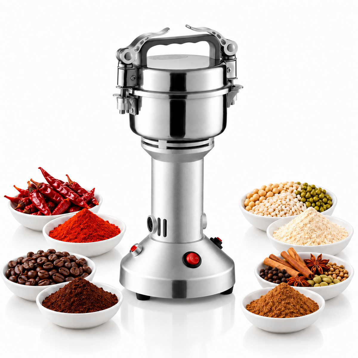 150g/350g Electric Kitchen Grinder – High-Speed Spice & Grain Mill | Traverseon