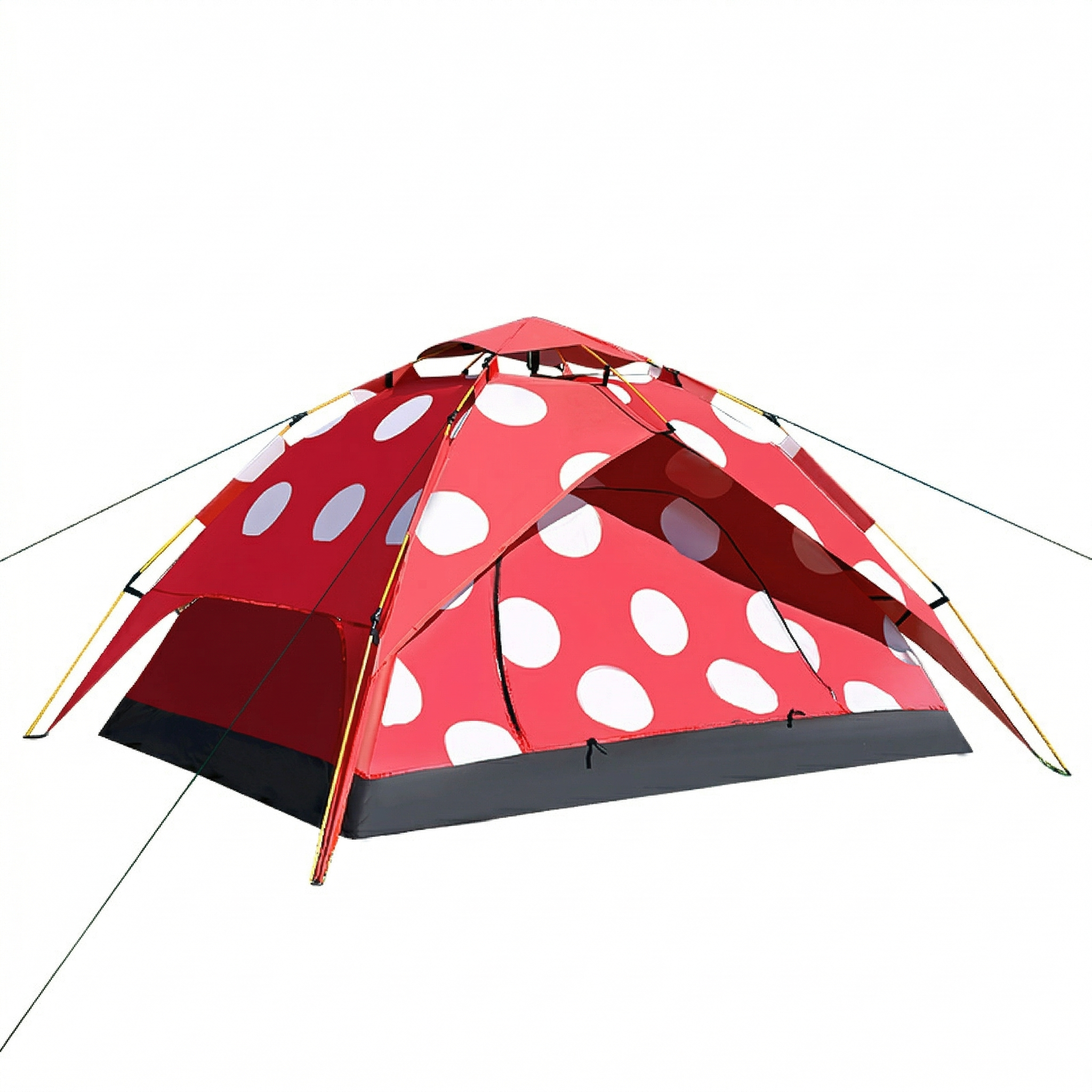 Spring Automatic Camping Tent – 3–4 Person Waterproof UV Sun Shelter | Traverseon