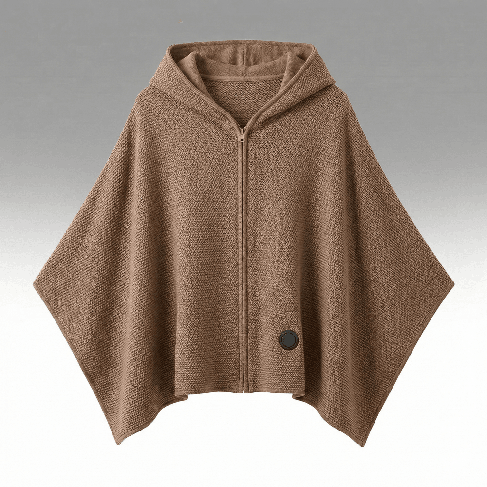 Cordless Graphene Heated Shawl – Hands-Free Wearable Warmth for Office & Home | Traverseon