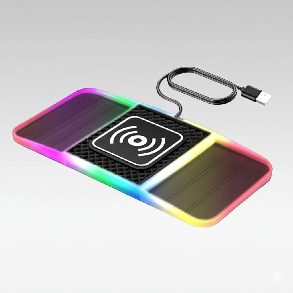 Wireless Car Charger – 20W Dual-Slot Fast Charging with Anti-Slip Pad | Traverseon