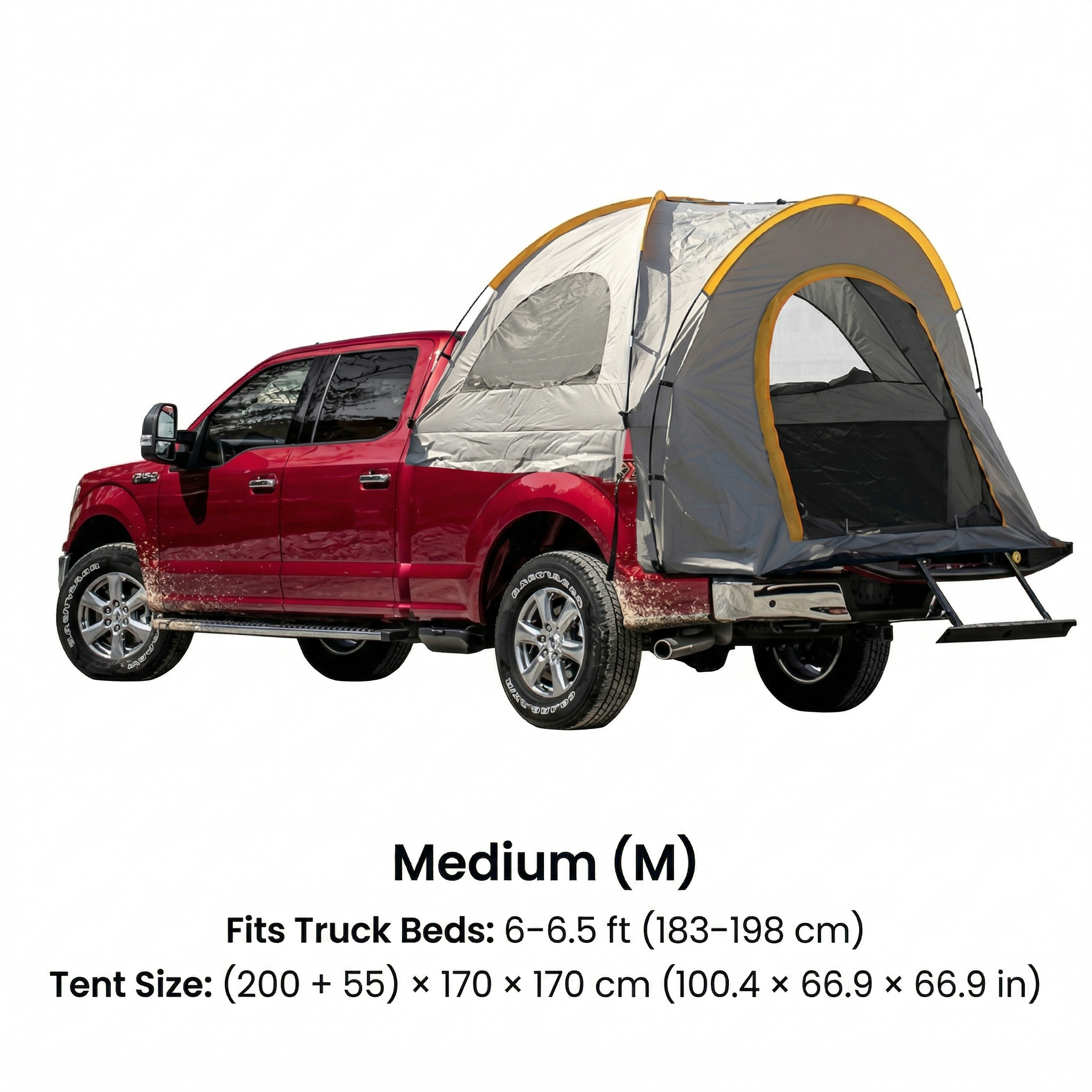 Pickup Truck Bed Tent with Rainfly – Waterproof Camping Shelter for 5.5–8 ft Beds | Traverseon