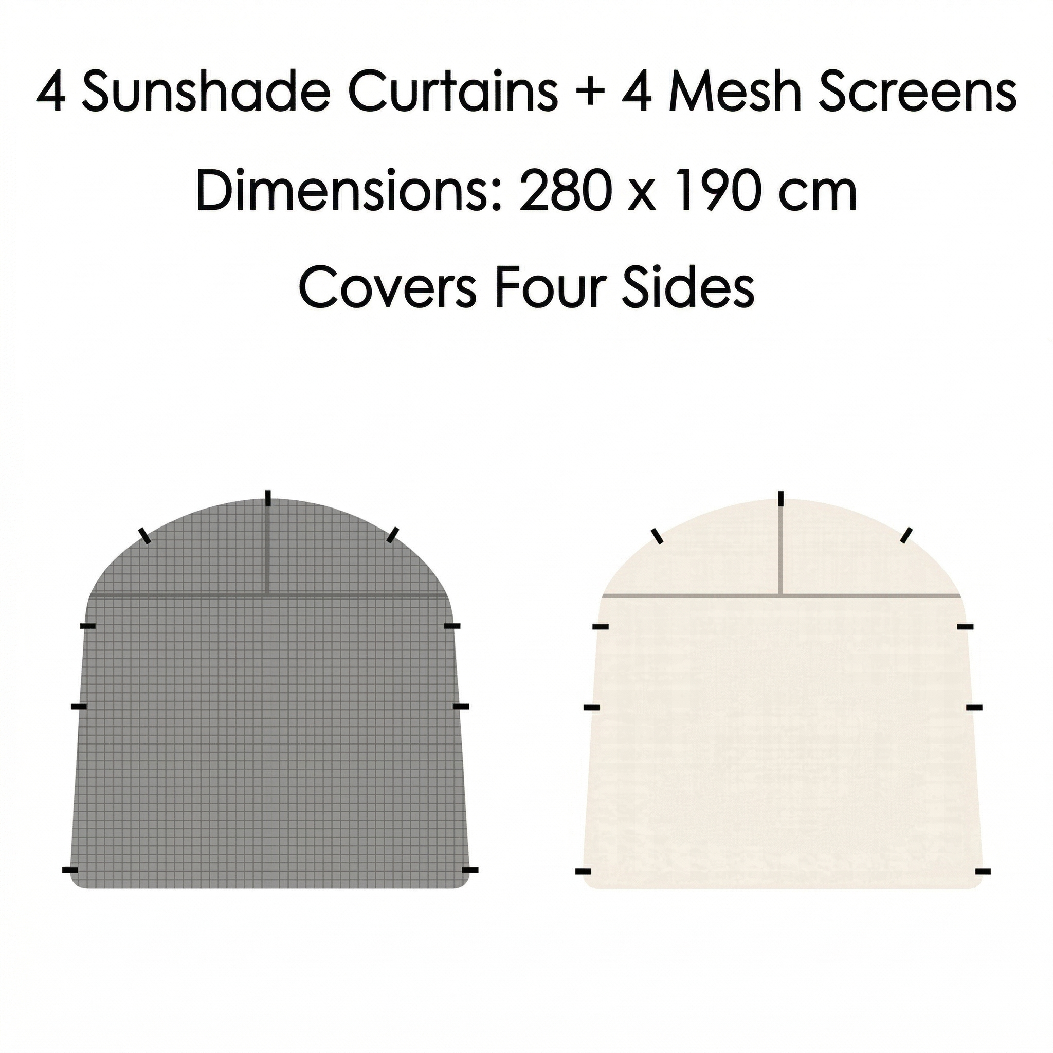 Camping Dome Tent 14×14ft – 210D UPF50+ Ventilated Windproof for Camping Beach Picnic | Traverseon