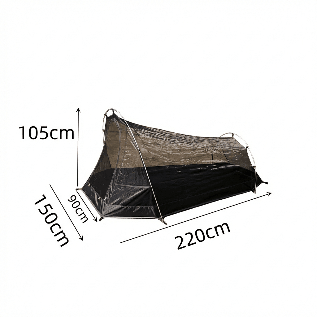AeroDuo 2P Ultralight Tunnel Tent — 1.58 kg Compact Shelter