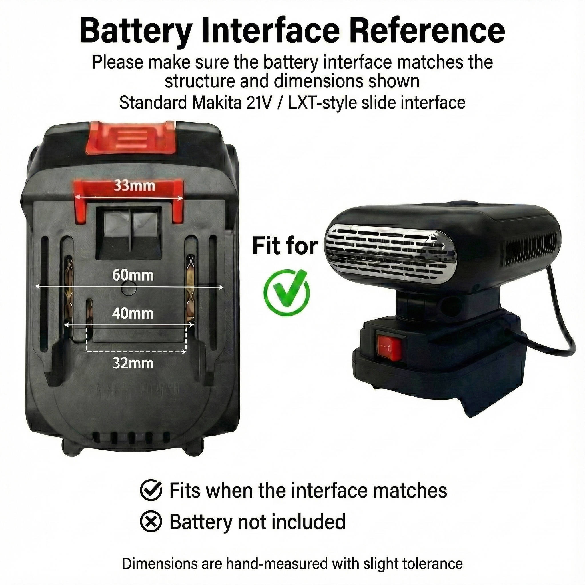 Portable Car Heater–3s Instant Heat, External 21V, Fast Defrost | Traverseon