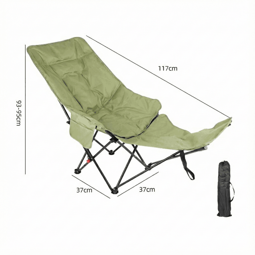 265 lb Reclining Moon Chair — 4-Level Adjustable, Extra-Wide Seat, Multi-Scene Outdoor Use | Traverseon