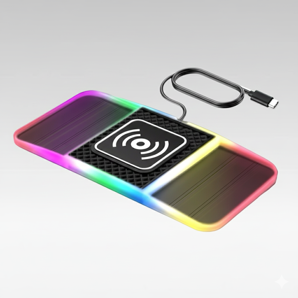 Wireless Car Charger – 20W Dual-Slot Fast Charging with Anti-Slip Pad | Traverseon