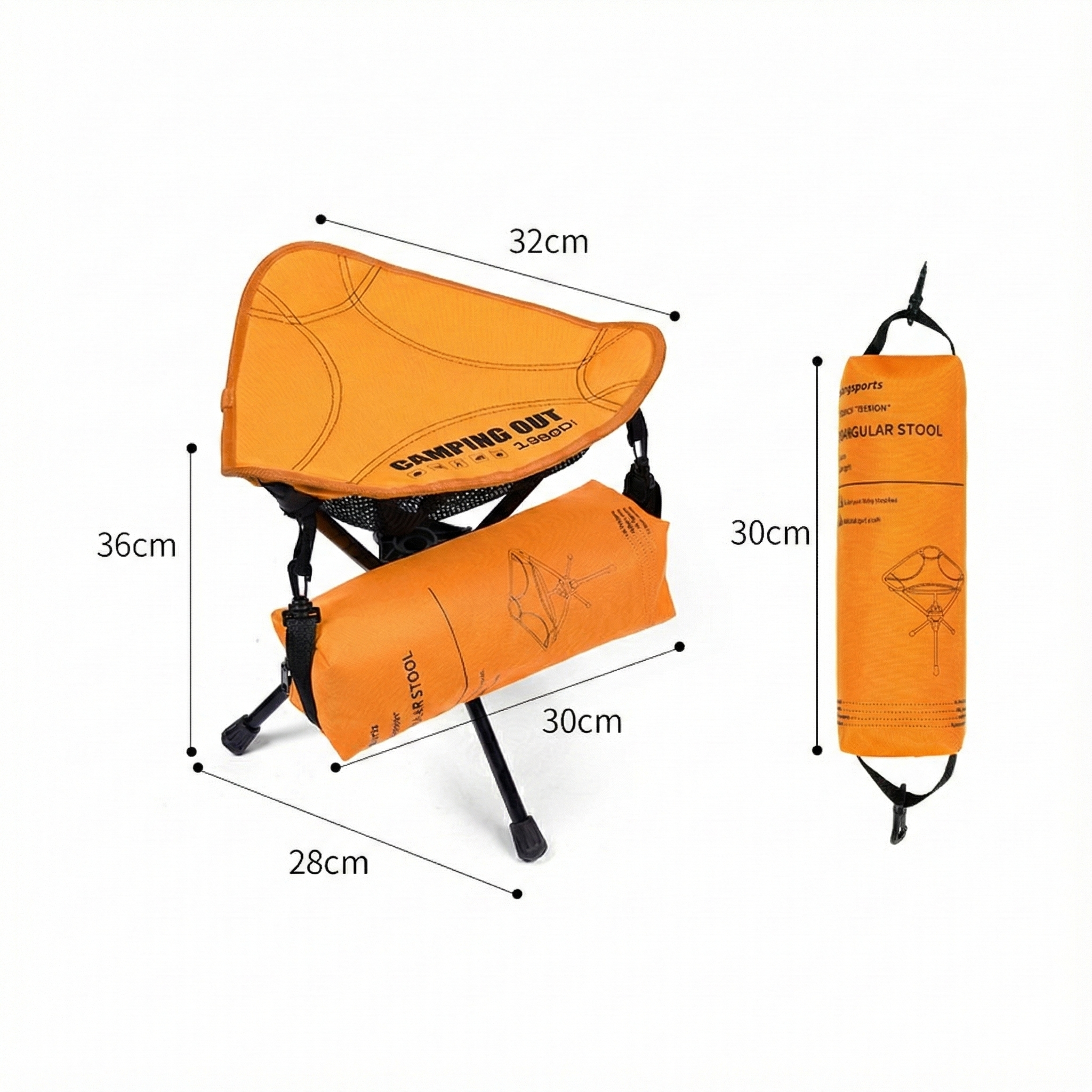 Chair Stool – Hunting Folding Portable 360° Rotating for Camping | Traverseon