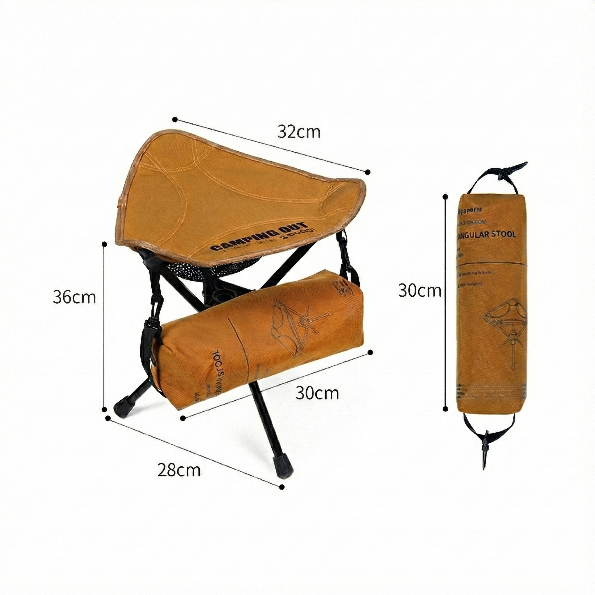 Chair Stool – Hunting Folding Portable 360° Rotating for Camping | Traverseon