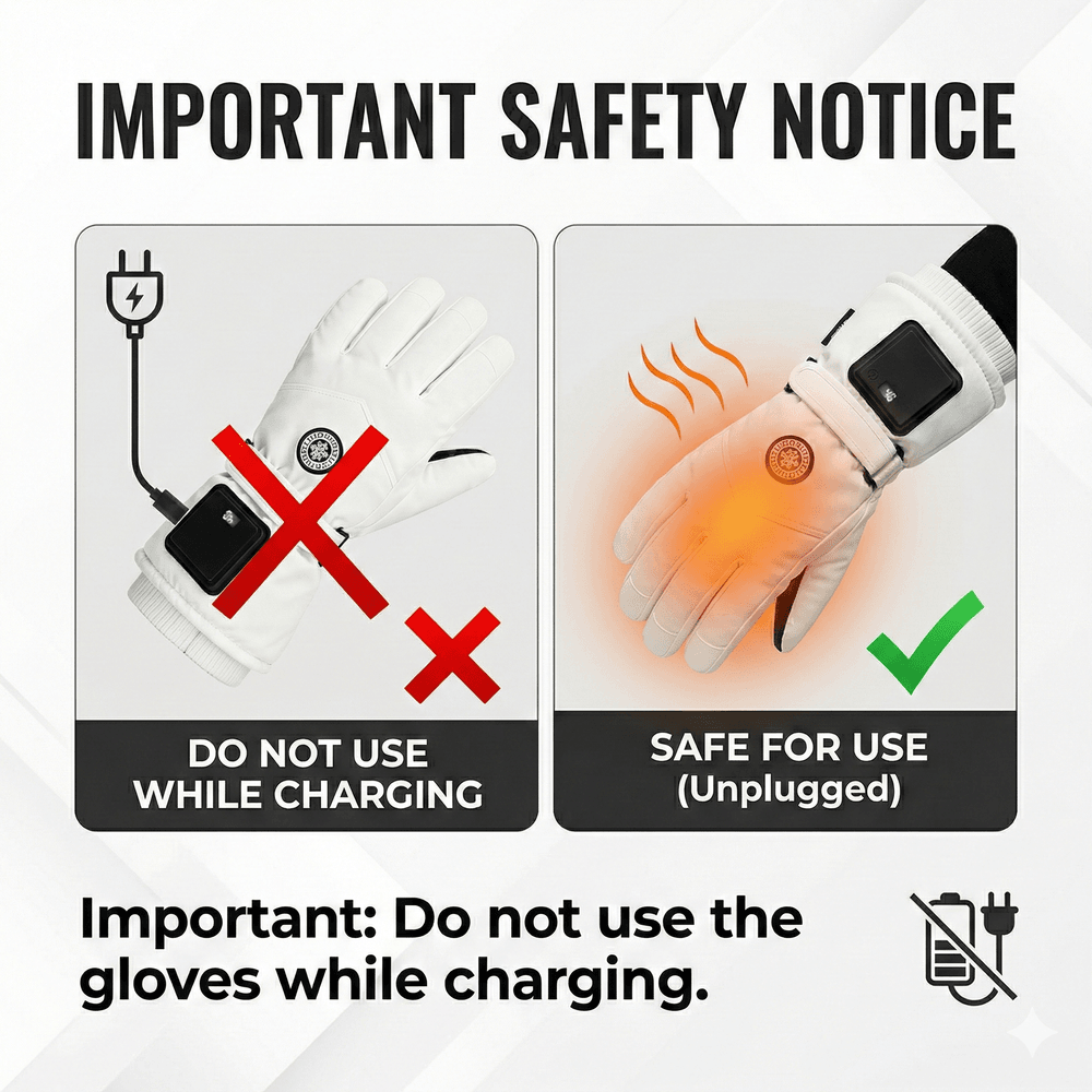Rechargeable Heated Gloves – 1200 mAh, Full-Finger Touchscreen | Traverseon