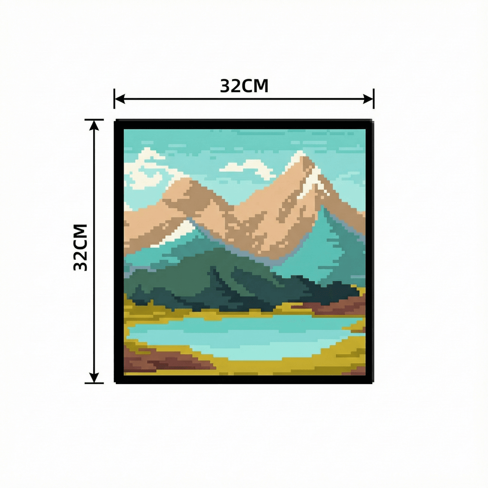 LED Pixel Art Display – 6.3–25.2 in App-Controlled Frame & Speaker | Traverseon