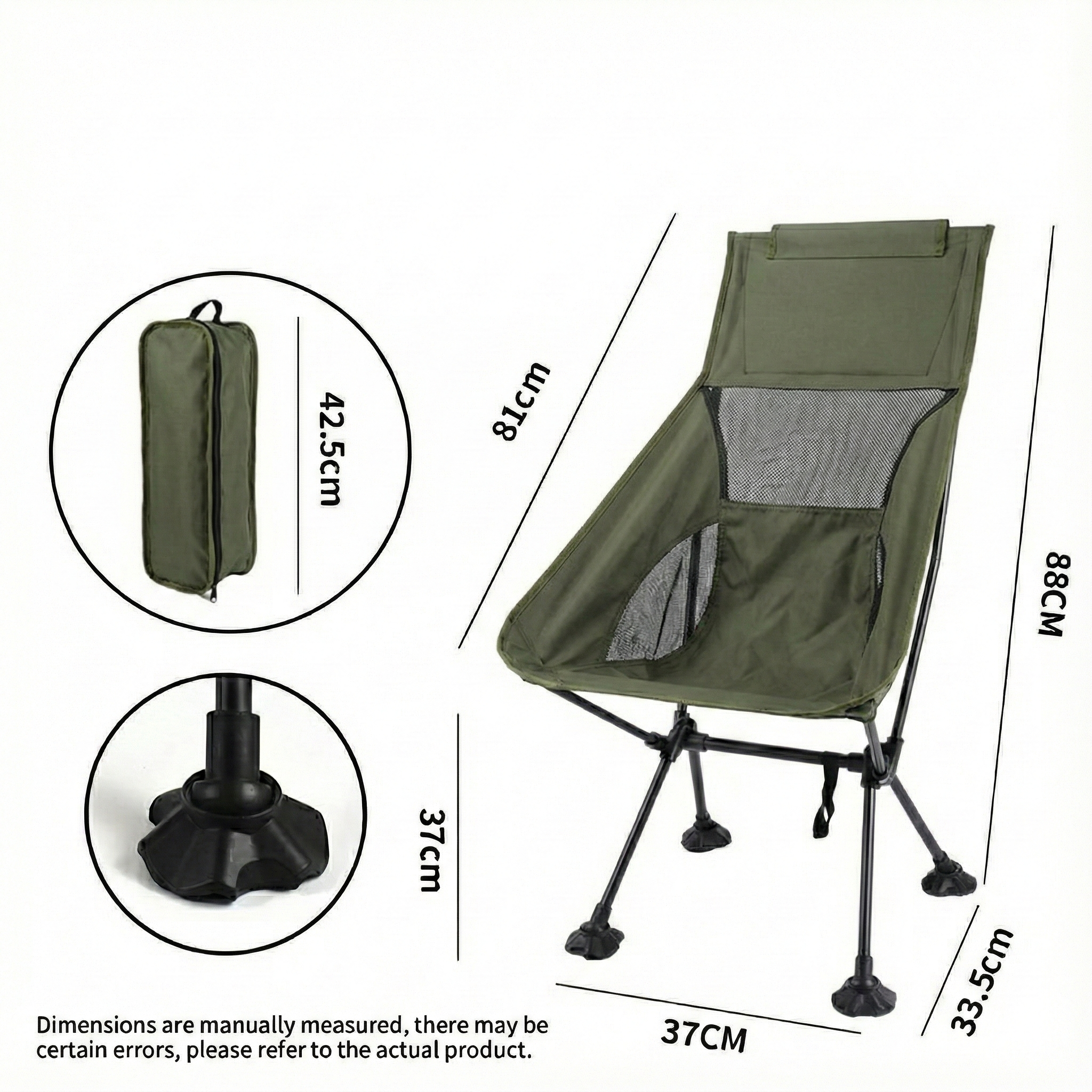 Folding Camping Chair – All-Day Comfort, Ultralight Outdoor Chair | Traverseon