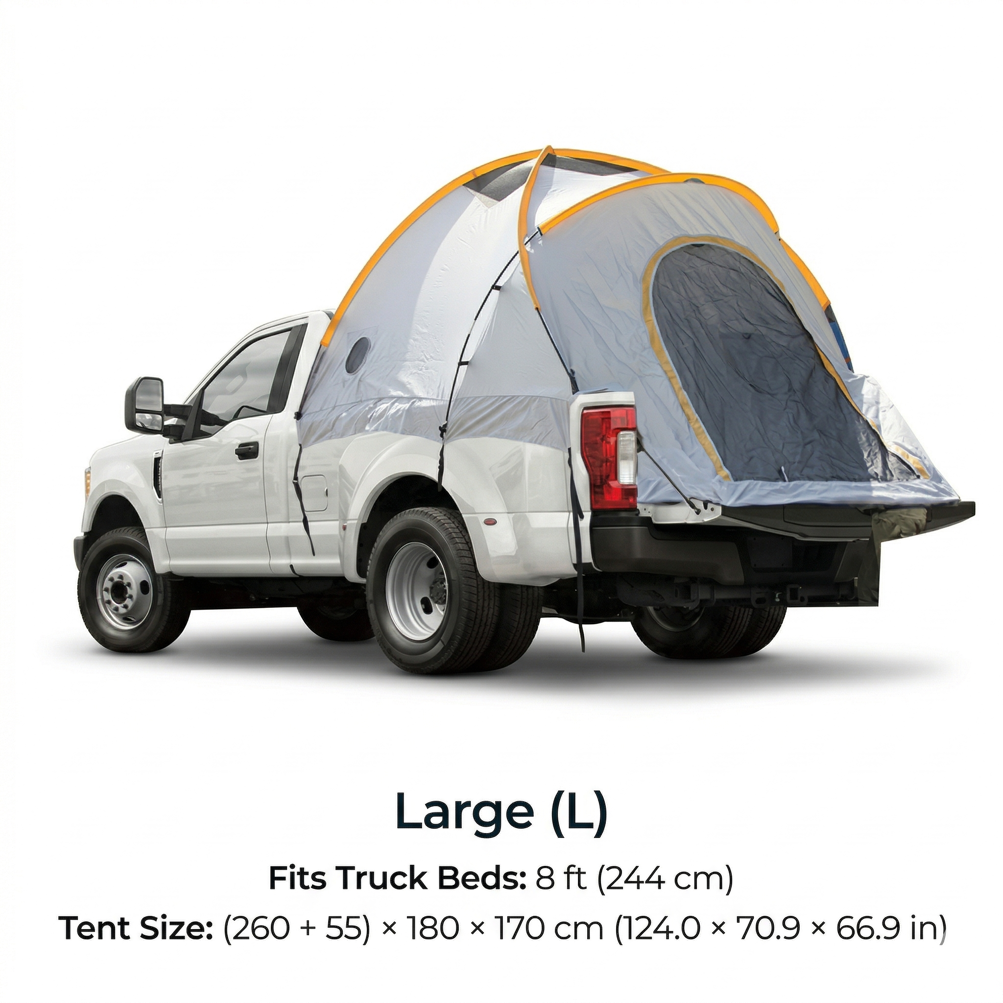 Pickup Truck Bed Tent with Rainfly – Waterproof Camping Shelter for 5.5–8 ft Beds | Traverseon